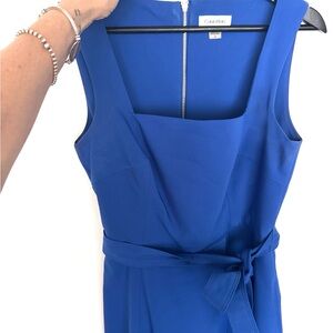 Calvin Klein Blue Midi Dress